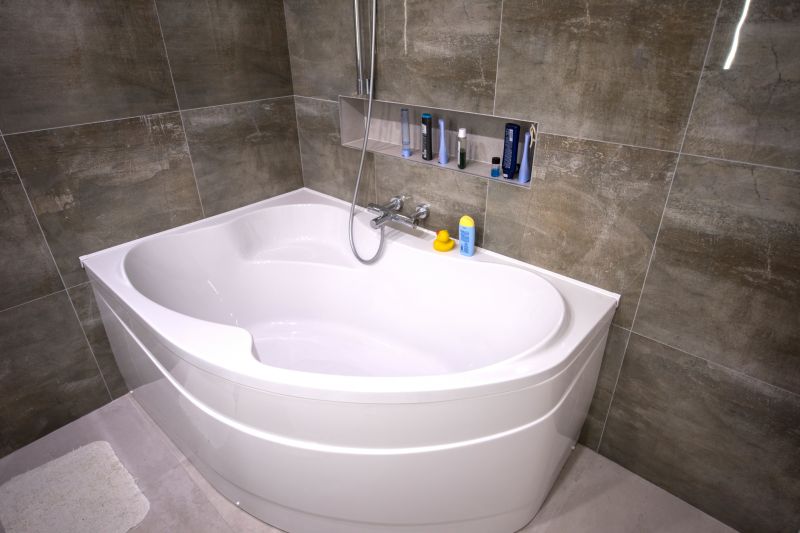 New Bathtub in Bathroom